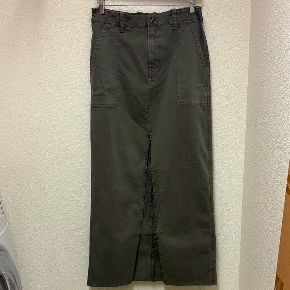 Favorite Daughter - The Sadie, Raw Edge Trim Skirt - Picture 1 of 8